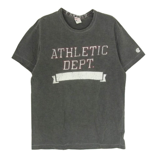 Champion チャンピオン TODD SNYDER ATHLETICトッド・スナイダー カナダ製 ランタグ 復刻 半袖 Tシャツ グレー系 S【中古】