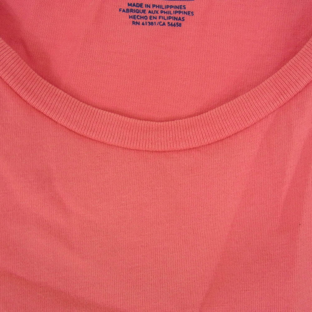 RALPH LAUREN ラルフローレン 5th RX バックプリント ロゴ ロング スリーブ カットソー ピンク系 M【中古】