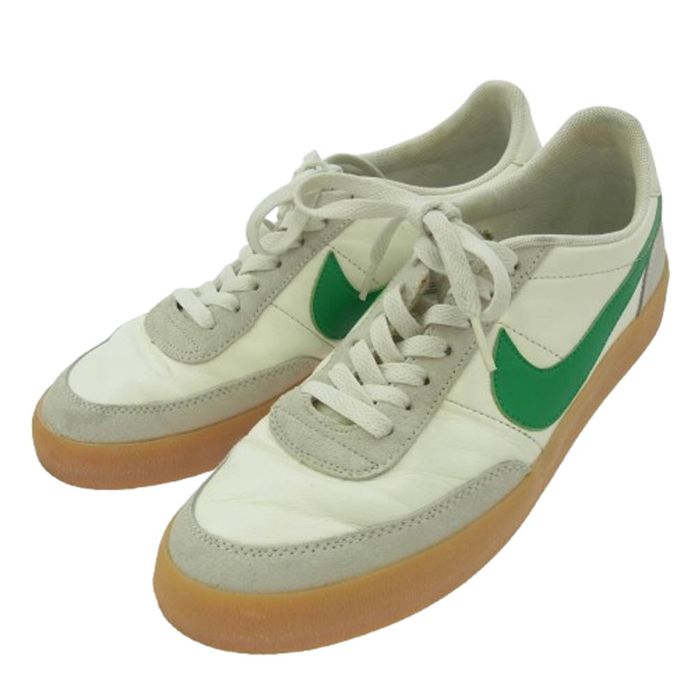 NIKE ナイキ 432997-111 【観賞用】J.CREW Killshot 2 Leather Sail Lucid Green ジェイクルー キルショット2 レザー スニーカー ホワイト系 27cm【中古】