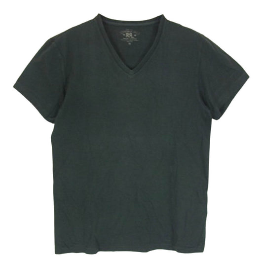 RRL ダブルアールエル 半袖 Tシャツ Vネック カットソー チャコール系 M【中古】