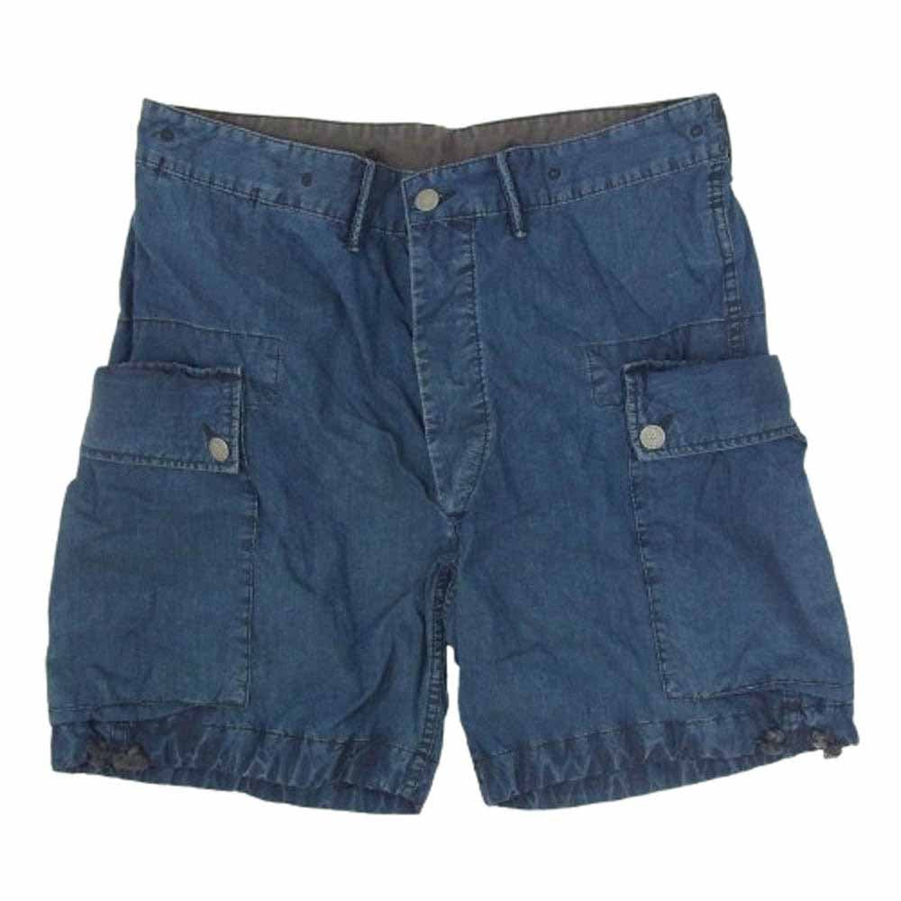 RALPH LAUREN ラルフローレン ボタンフライ カーゴ ショーツ ハーフ パンツ ネイビー系 32【中古】
