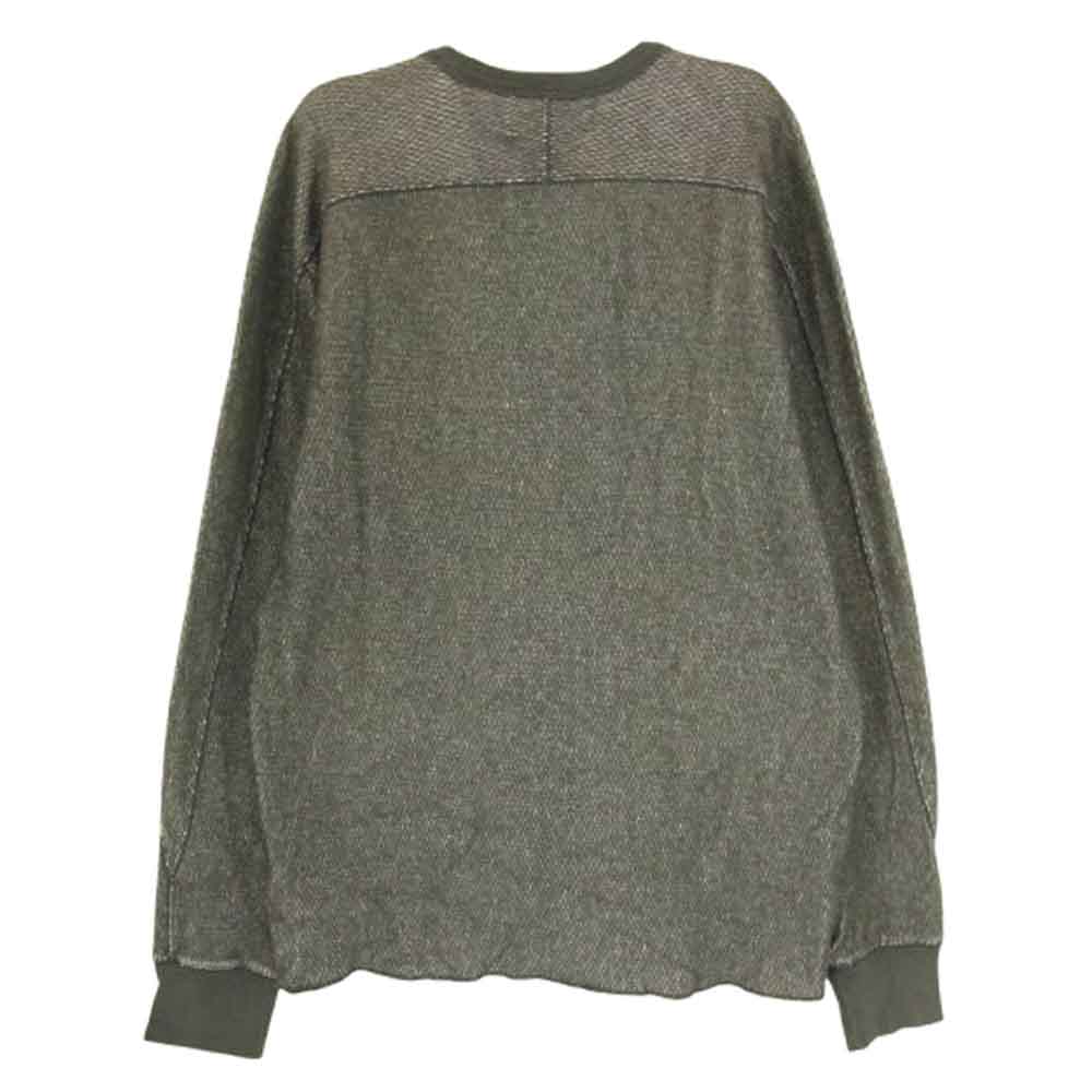 RRL ダブルアールエル ロングスリーブ ワッフル カットソー グレー系 M【中古】