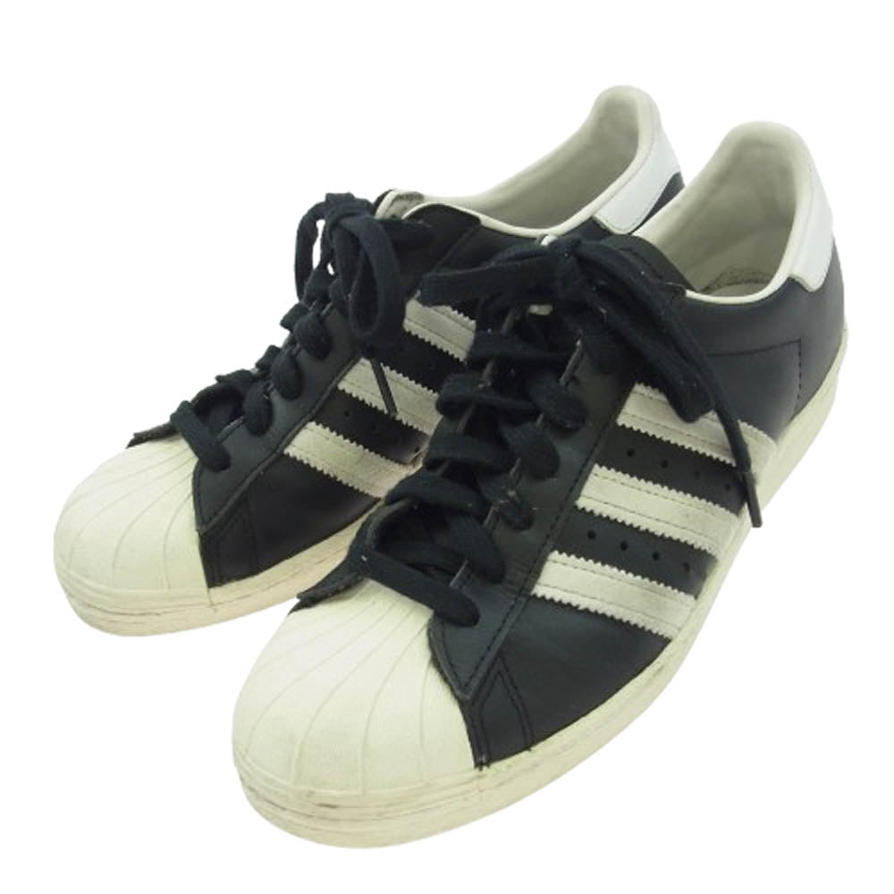 adidas アディダス G61069 SUPER STAR 80s スーパースター ローカット スニーカー ブラック系 26.5cm【中古】