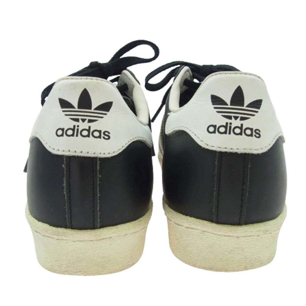 adidas アディダス G61069 SUPER STAR 80s スーパースター ローカット スニーカー ブラック系 26.5cm【中古】