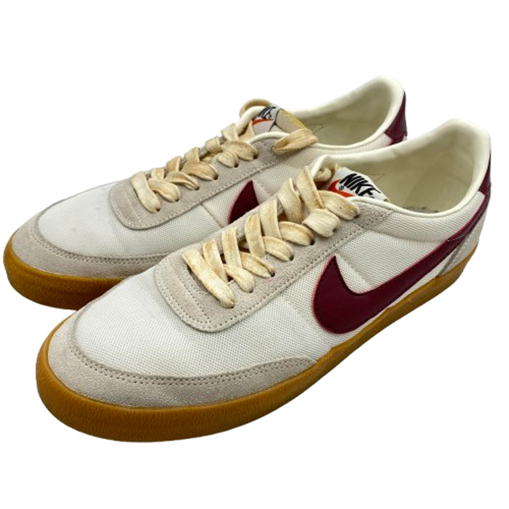 NIKE ナイキ AQ4133-100 【観賞用】 Killshot Vulc Sail Team Red キルショット ローカット スニーカー オフホワイト系 27cm【中古】