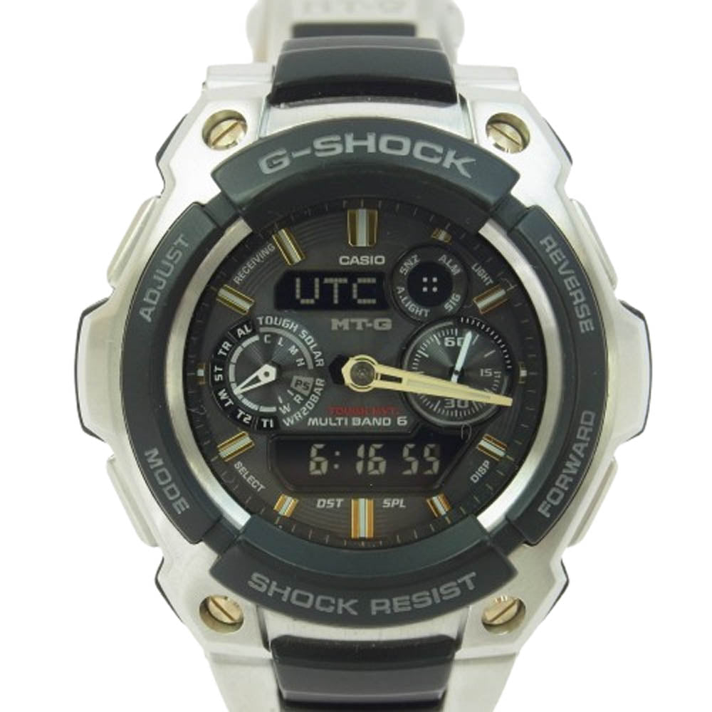 G-SHOCK ジーショック MTG-1500-1AJF G-SHOCK ジーショック 電波 ソーラー 腕時計 ウォッチ シルバー系【中古】