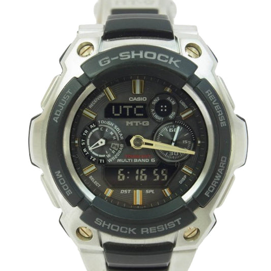 G-SHOCK ジーショック MTG-1500-1AJF G-SHOCK ジーショック 電波 ソーラー 腕時計 ウォッチ シルバー系【中古】