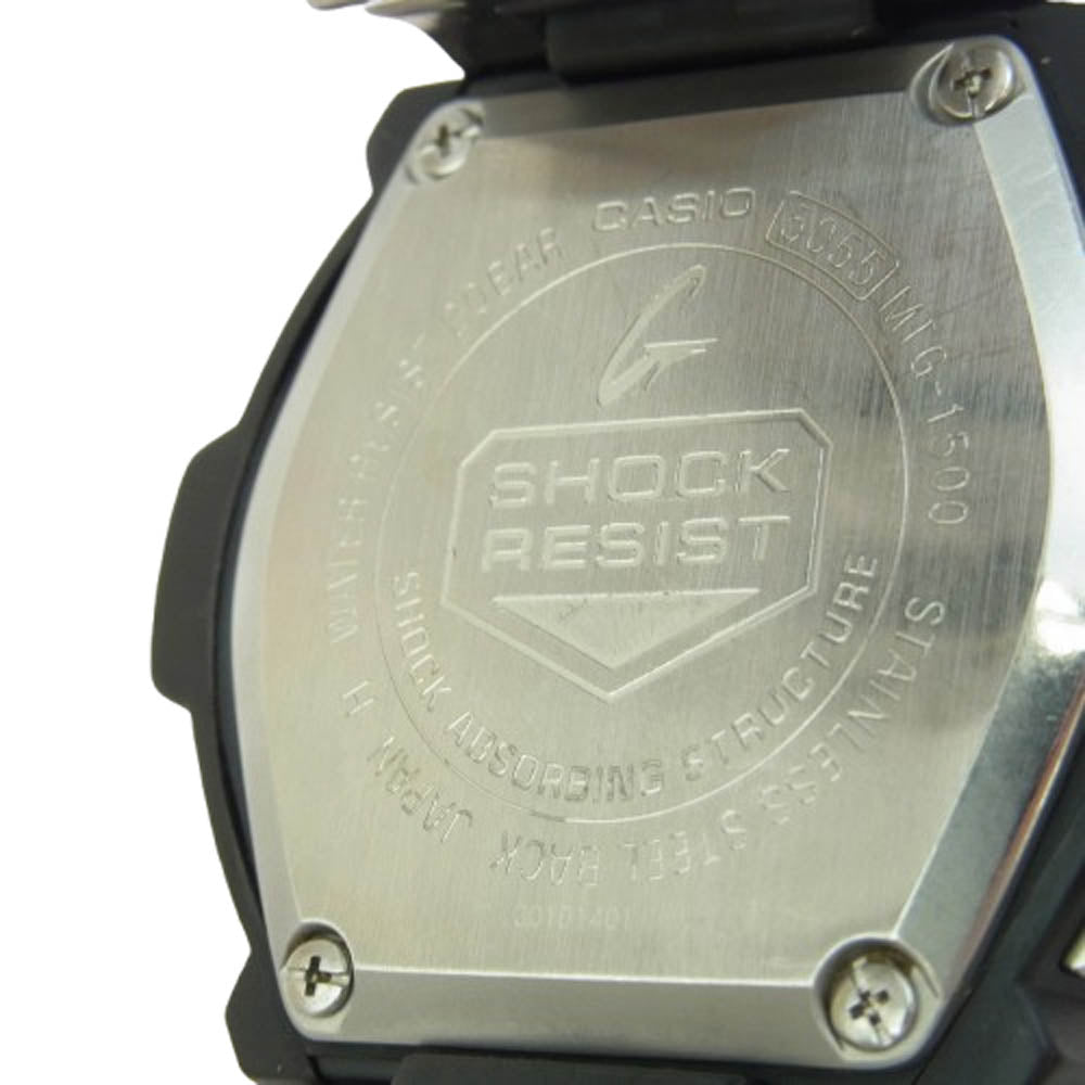 G-SHOCK ジーショック MTG-1500-1AJF G-SHOCK ジーショック 電波 ソーラー 腕時計 ウォッチ シルバー系【中古】