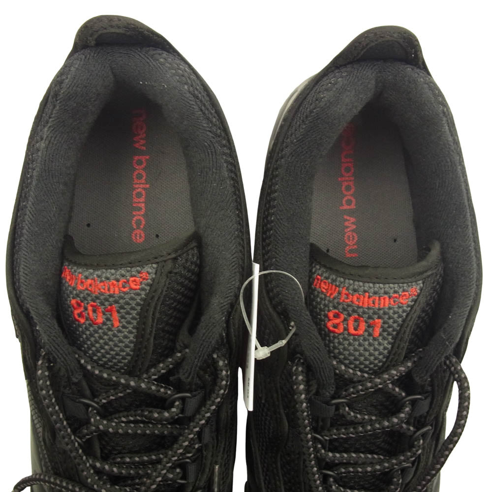 NEW BALANCE ニューバランス ML801BEC ALL TERRAIN トレイルランニングシューズ スニーカー ブラック系 27cm【中古】