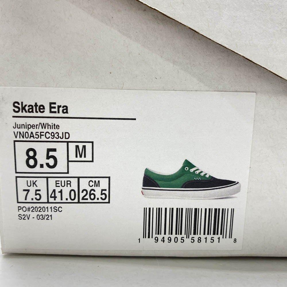 VANS バンズ VN0A5FC93JD Skate Era スケート エラ スニーカー グリーン系 ブラック系 26.5cm【中古】