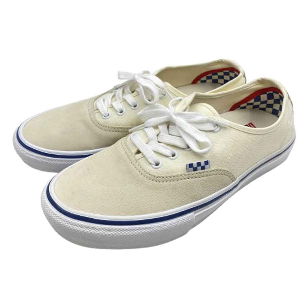 VANS バンズ VN0A5FC8OFW SKATE AUTHENTIC オーセンティック スニーカー オフホワイト系 26.5cm【中古】