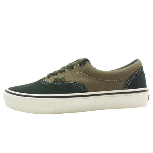 VANS バンズ VN0A5FC99CR Skate Era SCARAB/MILITARY スケート エラ スニーカー グリーン系 27.5cm【美品】【中古】