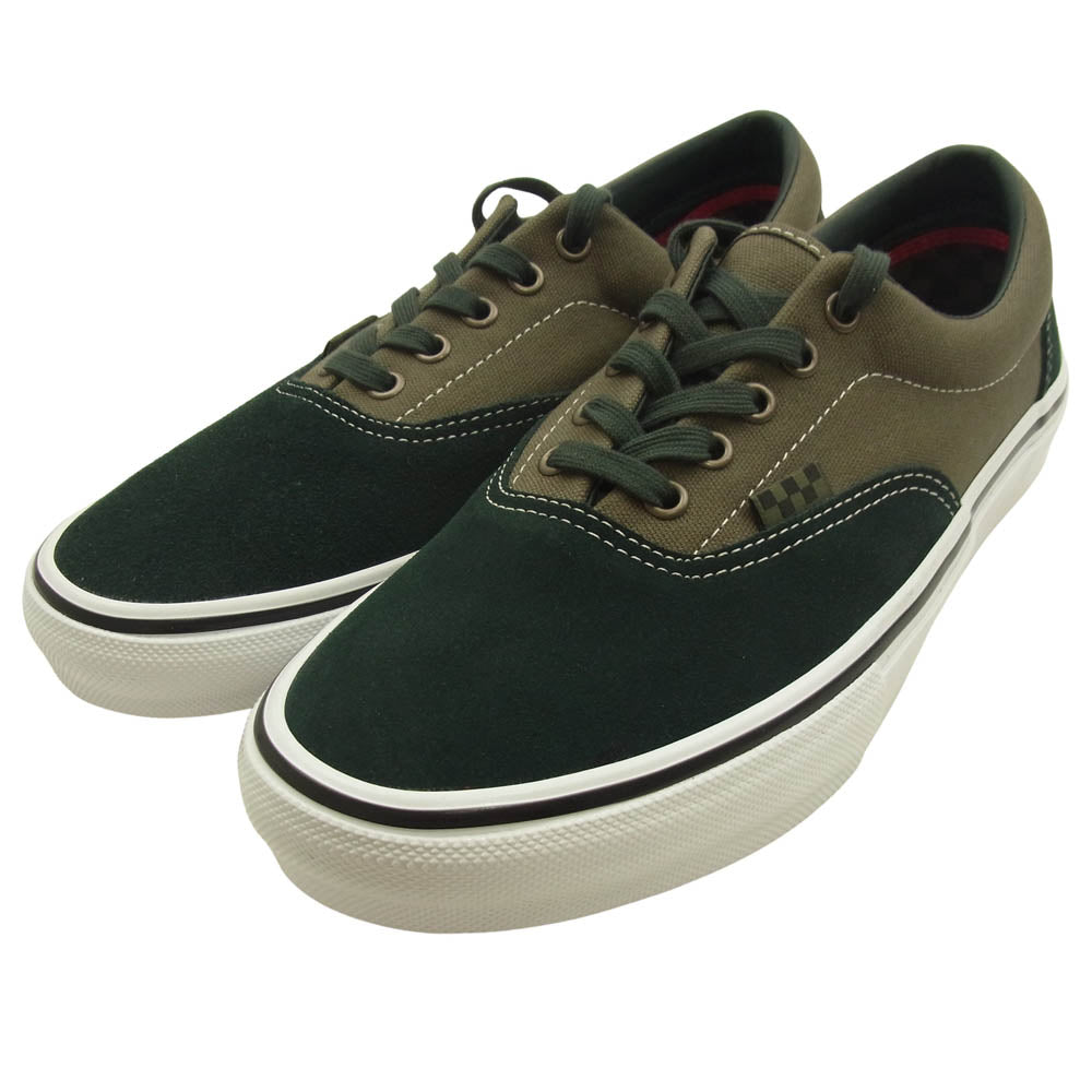 VANS バンズ VN0A5FC99CR Skate Era SCARAB/MILITARY スケート エラ スニーカー グリーン系 27.5cm【美品】【中古】