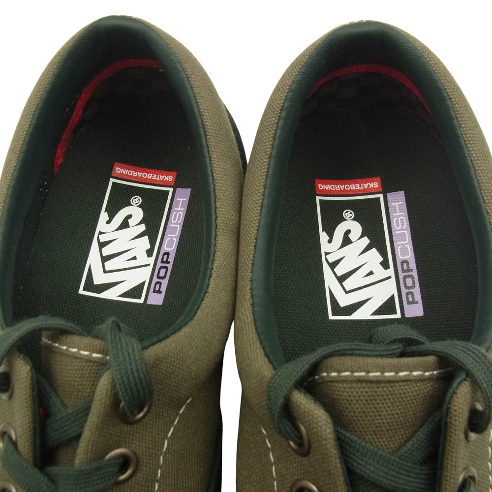 VANS バンズ VN0A5FC99CR Skate Era SCARAB/MILITARY スケート エラ スニーカー グリーン系 27.5cm【美品】【中古】
