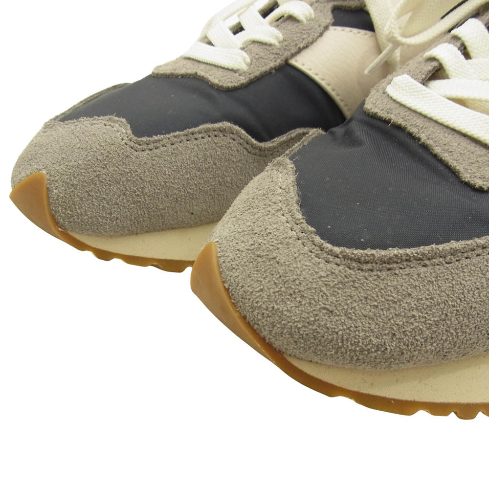 NEW BALANCE ニューバランス MS237SC ビッグNロゴ ローカット スニーカー グレー系 ネイビー系 26.5cm【中古】