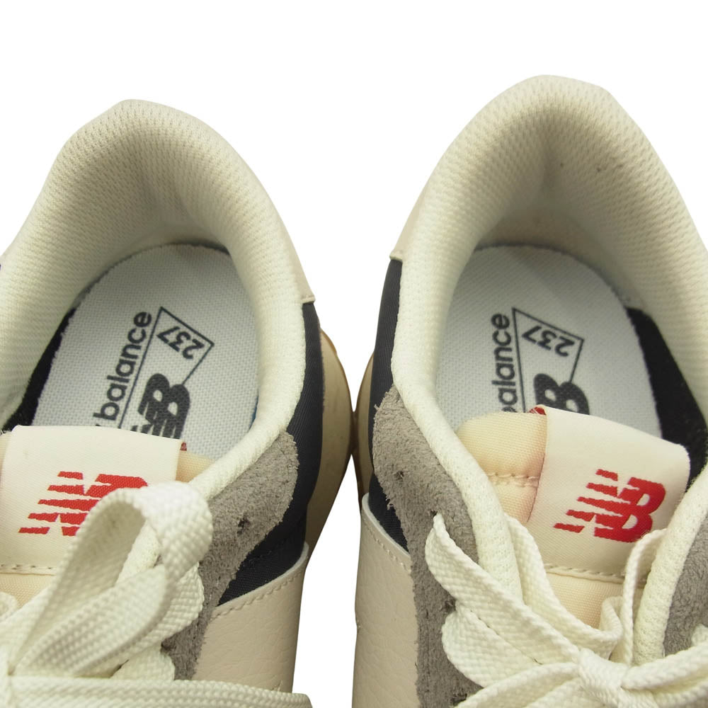 NEW BALANCE ニューバランス MS237SC ビッグNロゴ ローカット スニーカー グレー系 ネイビー系 26.5cm【中古】