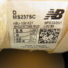 NEW BALANCE ニューバランス MS237SC ビッグNロゴ ローカット スニーカー グレー系 ネイビー系 26.5cm【中古】