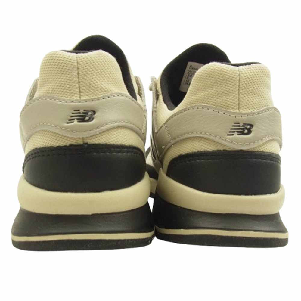 NEW BALANCE ニューバランス MS247DNH × N.HOOLYWOOD EXCHANGE SERVICE エヌハリウッド ローカット スニーカー ホワイト系 ベージュ系 ブラック系 26.5cm【中古】