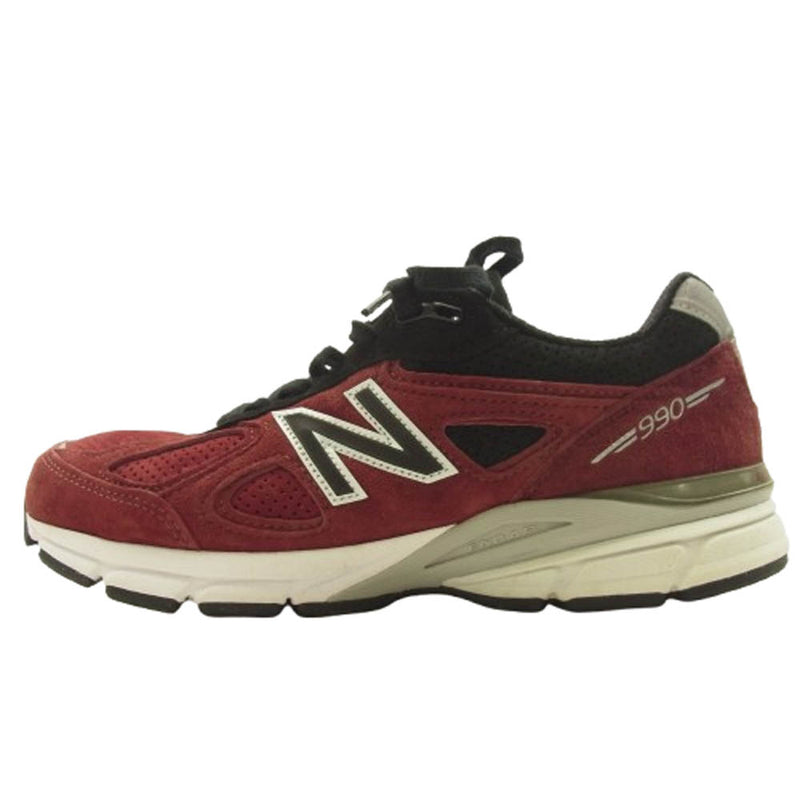 NEW BALANCE ニューバランス M990RB4 USA製 V4 マーキュリーレッド スニーカー レッド系 26cm【中古】