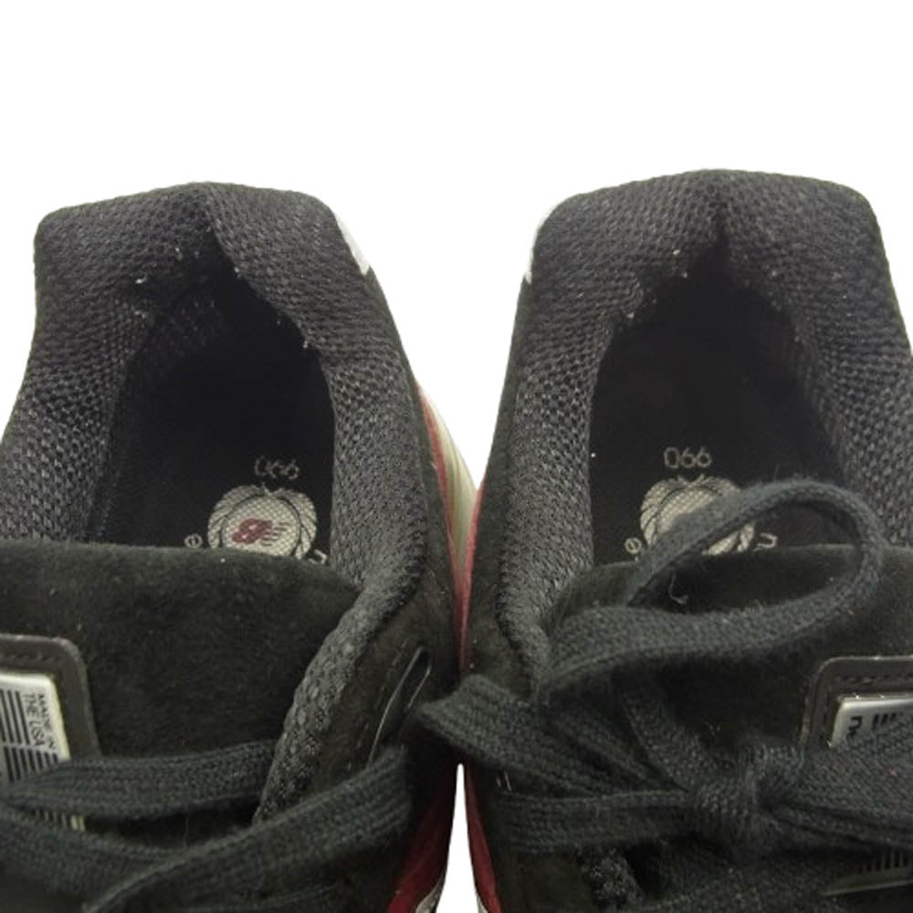 NEW BALANCE ニューバランス M990RB4 USA製 V4 マーキュリーレッド スニーカー レッド系 26cm【中古】