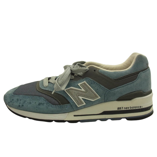 NEW BALANCE ニューバランス M997CSP USA製 Age Of Exploration Ice Blue/Grey ローカット スニーカー 27.5cm【中古】
