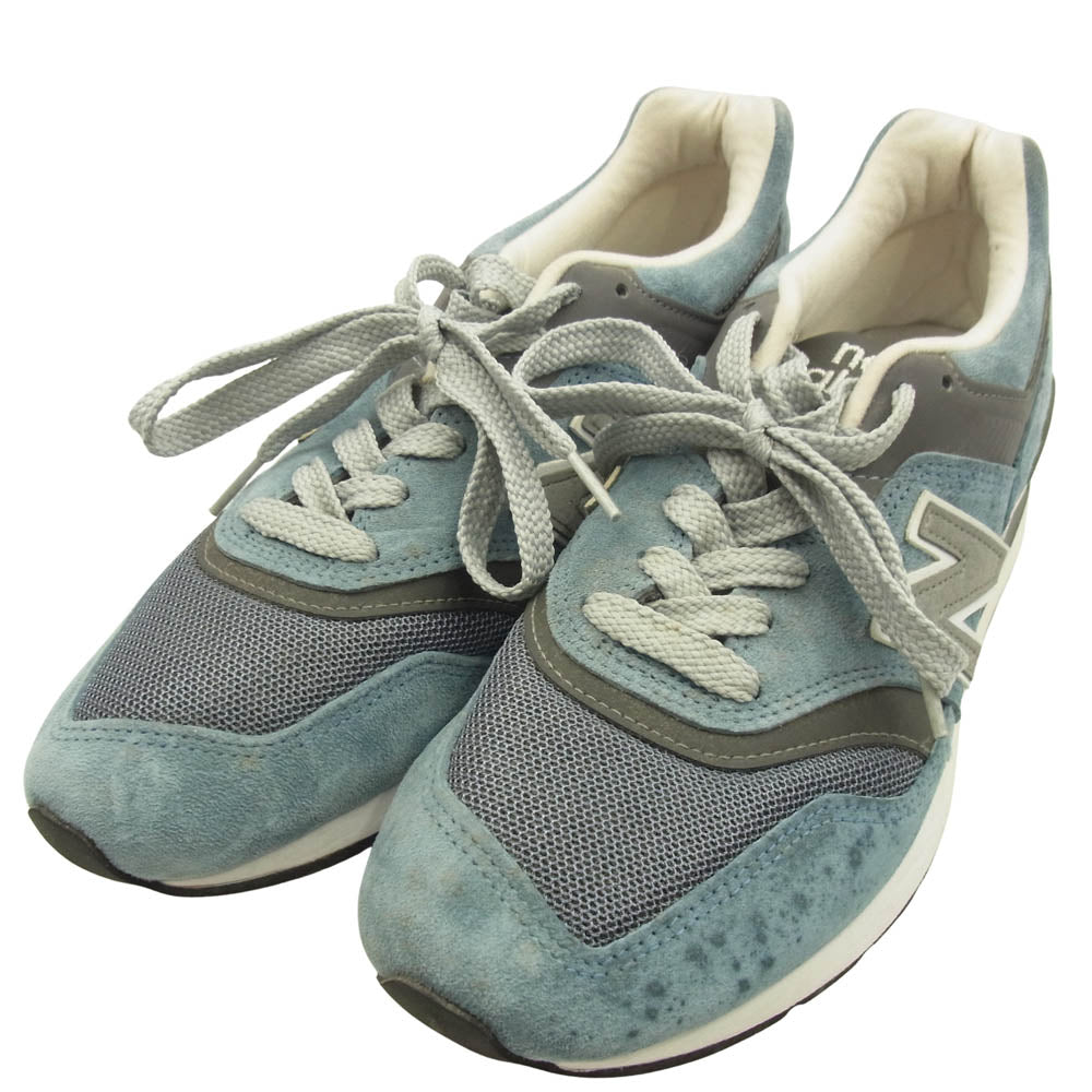 NEW BALANCE ニューバランス M997CSP USA製 Age Of Exploration Ice Blue/Grey ローカット スニーカー 27.5cm【中古】