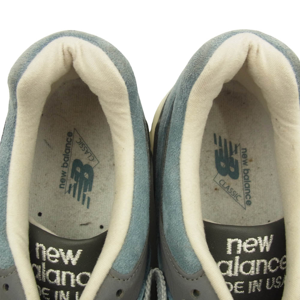 NEW BALANCE ニューバランス M997CSP USA製 Age Of Exploration Ice Blue/Grey ローカット スニーカー 27.5cm【中古】