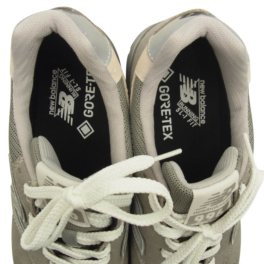 NEW BALANCE ニューバランス CM996XA2 GORE-TEX ゴアテックス ローカット スニーカー グレー系 27cm【中古】