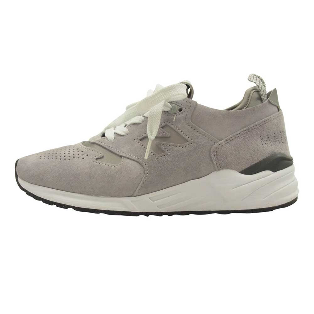 NEW BALANCE ニューバランス M999RTE USA製 ピッグスキンスエード ローカット スニーカー グレー系 26.5cm【中古】
