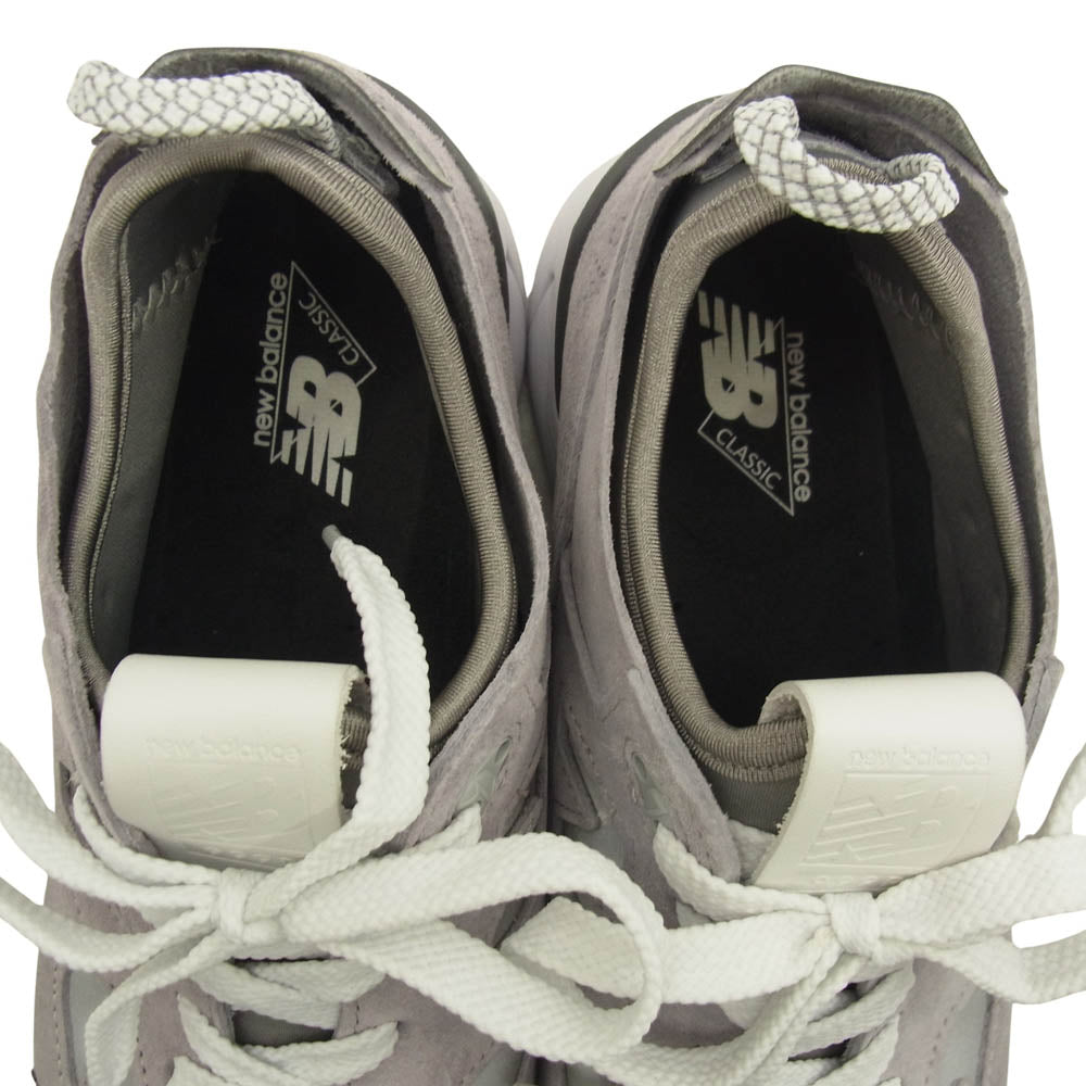 NEW BALANCE ニューバランス M999RTE USA製 ピッグスキンスエード ローカット スニーカー グレー系 26.5cm【中古】