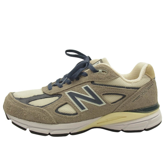 NEW BALANCE ニューバランス U990TA4 USA製 V4 グレー/スレートブルー ローカット スニーカー グレー系 27cm【美品】【中古】