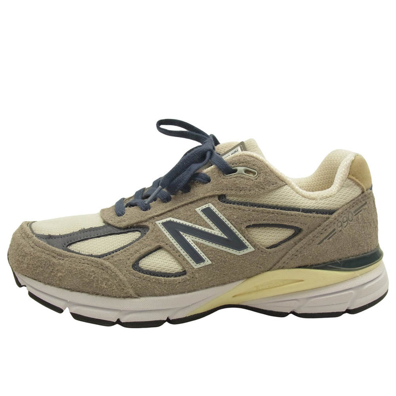 NEW BALANCE ニューバランス U990TA4 USA製 V4 グレー/スレートブルー ローカット スニーカー グレー系 27cm【美品】【中古】