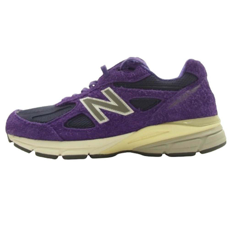 NEW BALANCE ニューバランス U990TB4 USA製 V4 パープル スエード スウェード ローカット スニーカー パープル系 27cm【美品】【中古】