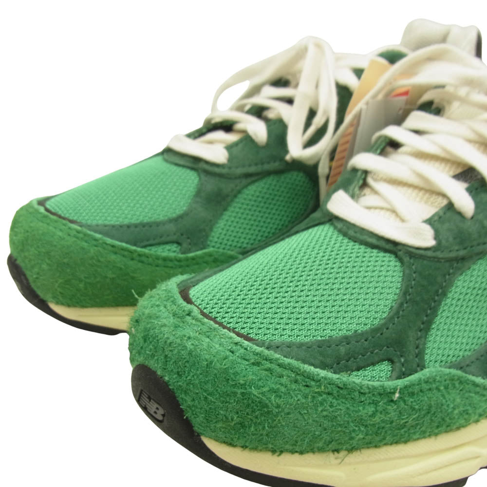 NEW BALANCE ニューバランス M990GG3 USA製 V3 グリーン/イエロー ローカット スニーカー グリーン系 27cm【新古品】【未使用】【中古】