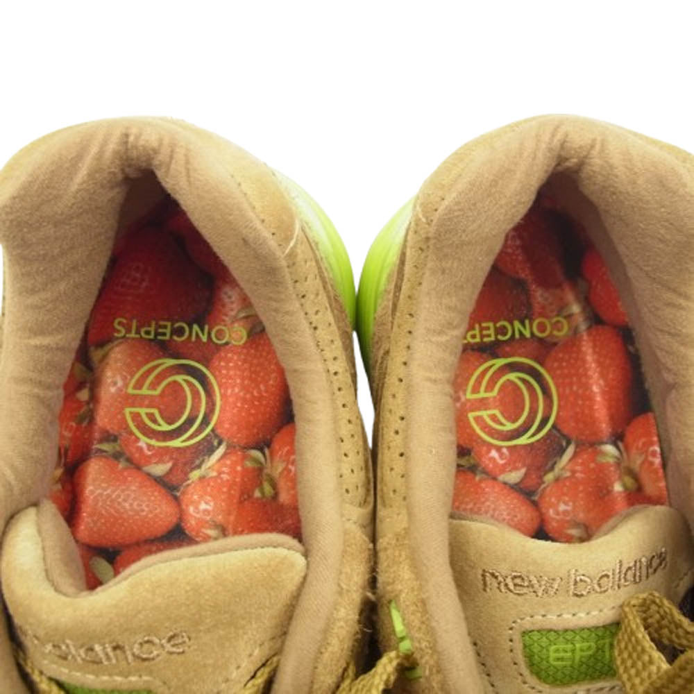 NEW BALANCE ニューバランス M992CT × Concepts Low Hanging Fruit コンセプツ ローハンギングフルーツ スニーカー ブラウン系 26.5cm【中古】