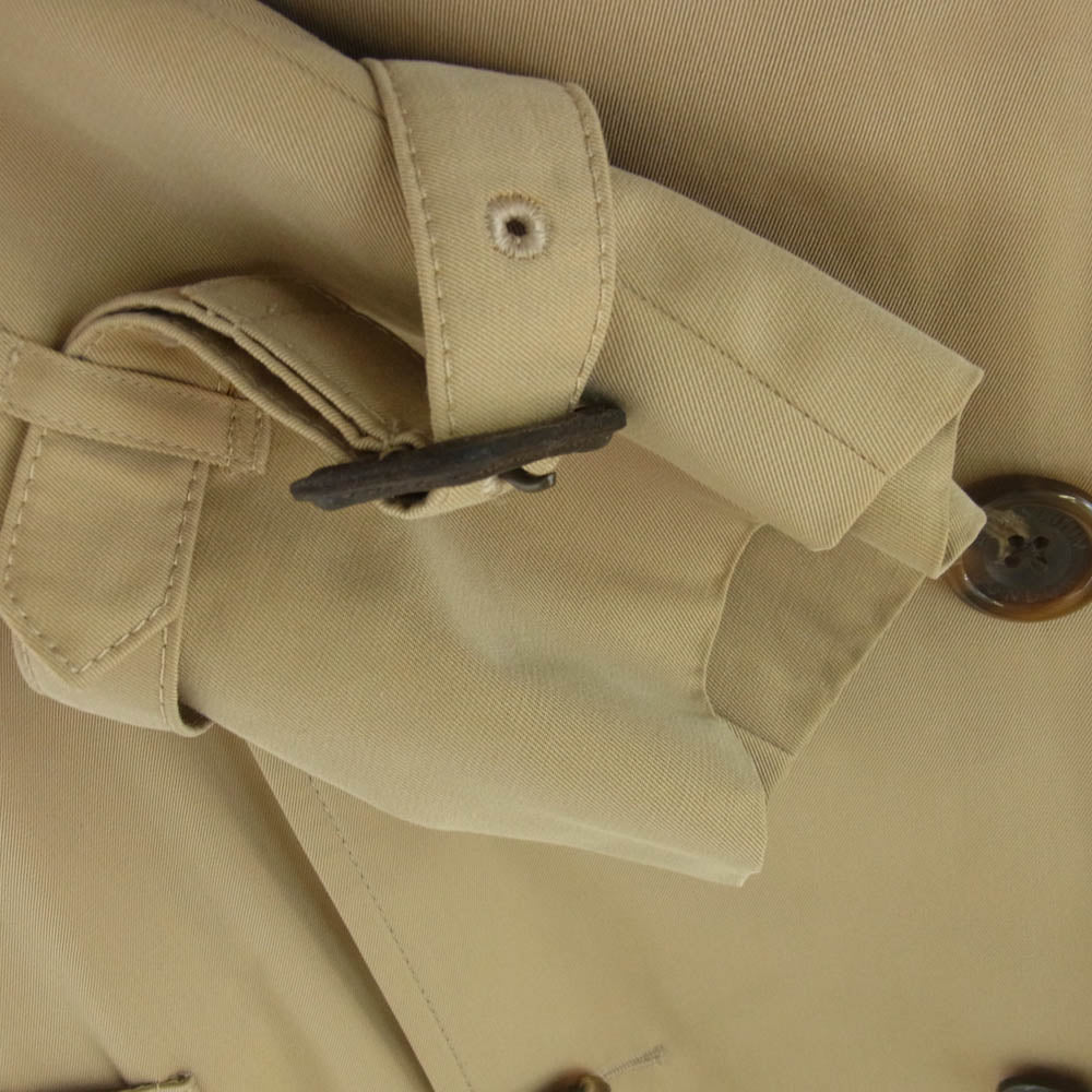 Aquascutum アクアスキュータム A9550008-83 83型 裏地チェック柄 トレンチコート ベージュ系 42【中古】