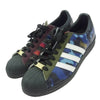 A BATHING APE アベイシングエイプ GZ8982 × ADIDAS アディダス SUPERSTAR 80s カモフラージュ ローカットスニーカー マルチカラー系 27.5cm【中古】