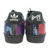 A BATHING APE アベイシングエイプ GZ8982 × ADIDAS アディダス SUPERSTAR 80s カモフラージュ ローカットスニーカー マルチカラー系 27.5cm【中古】