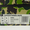 A BATHING APE アベイシングエイプ GZ8982 × ADIDAS アディダス SUPERSTAR 80s カモフラージュ ローカットスニーカー マルチカラー系 27.5cm【中古】