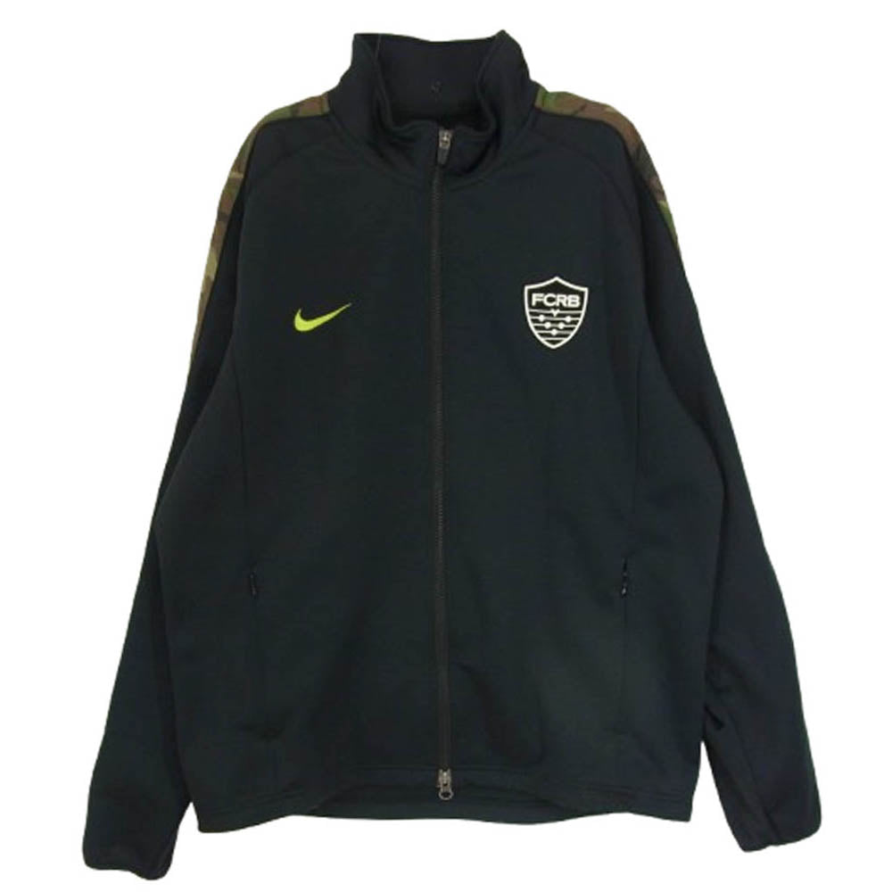 NIKE ナイキ 364963 FCRB Real Bristol エフシー レアル ブリストル カモフラ 迷彩柄 トラック ジャケット ブラック系 M【中古】