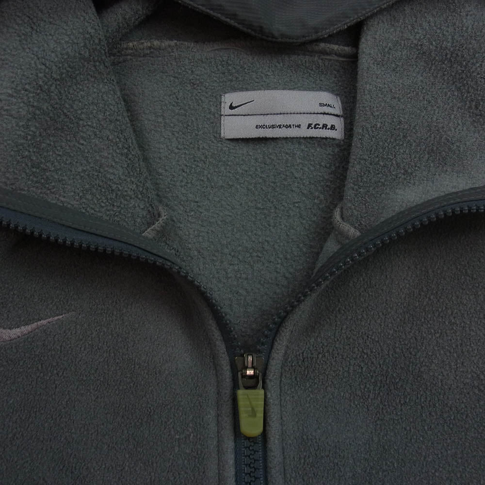 NIKE ナイキ FCRB Real Bristol エフシー レアル ブリストル フリース ジップ パーカー ジャケット グレー系 S【中古】