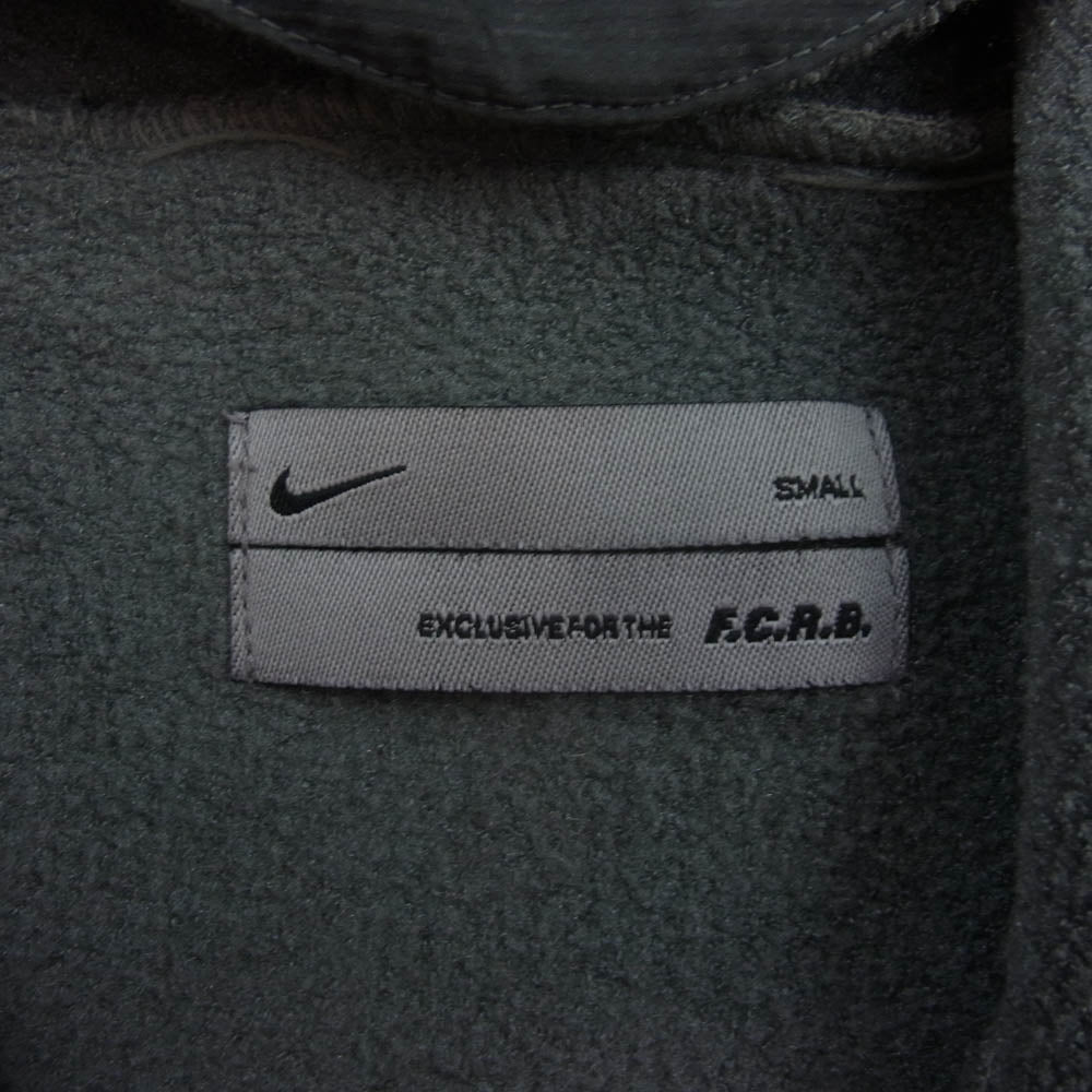NIKE ナイキ FCRB Real Bristol エフシー レアル ブリストル フリース ジップ パーカー ジャケット グレー系 S【中古】