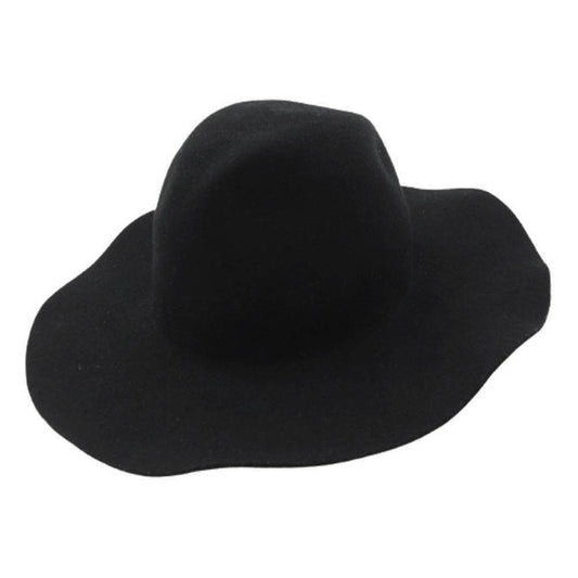 SHAREEF シャリーフ 15719075 WIDE BRIM HAT ウール ハット ブラック系【中古】