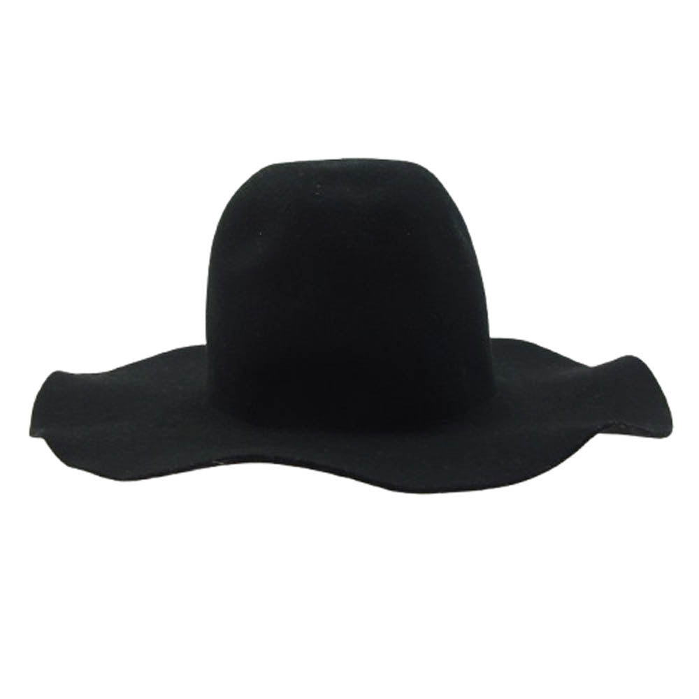 SHAREEF シャリーフ 15719075 WIDE BRIM HAT ウール ハット ブラック系【中古】