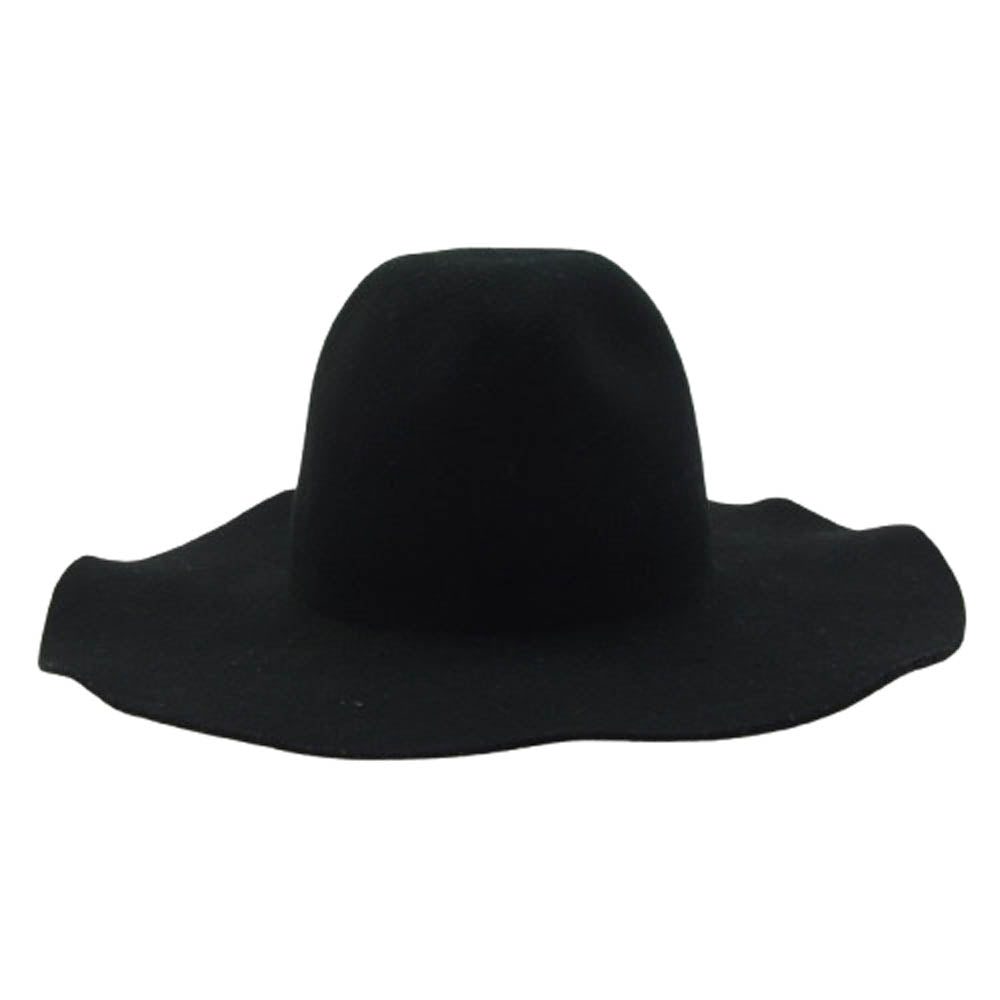 SHAREEF シャリーフ 15719075 WIDE BRIM HAT ウール ハット ブラック系【中古】