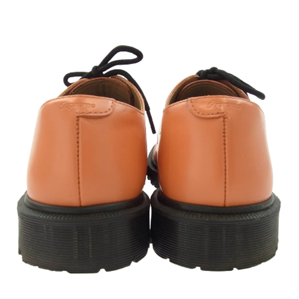 Supreme シュプリーム 21SS 2046 Dr.Martens ドクターマーチン Smooth Leather Oxford Shoes スムース レザー オックスフォード シューズ オレンジ系 UK9【中古】