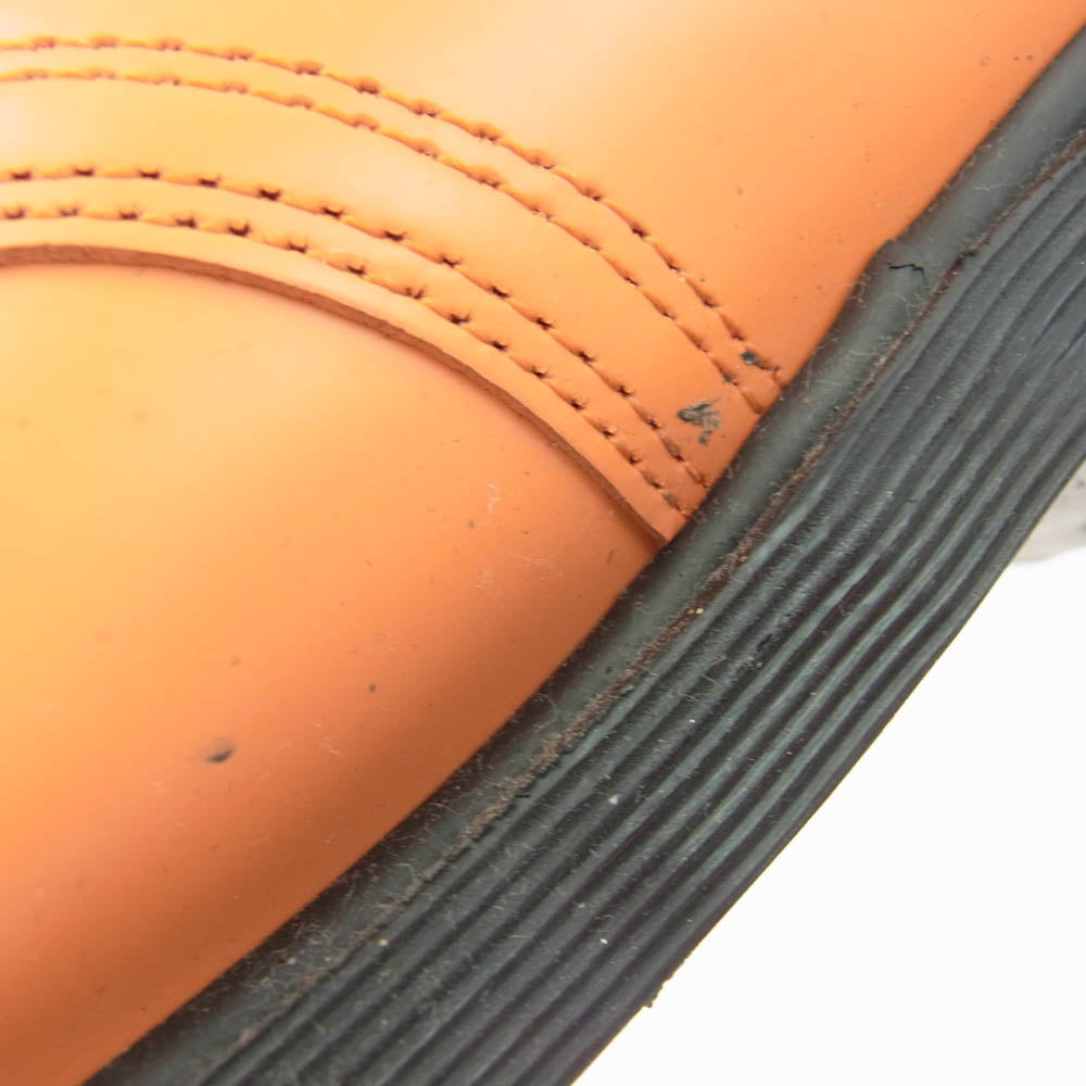 Supreme シュプリーム 21SS 2046 Dr.Martens ドクターマーチン Smooth Leather Oxford Shoes スムース レザー オックスフォード シューズ オレンジ系 UK9【中古】