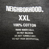 NEIGHBORHOOD ネイバーフッド 251PCNH-ST05 NH . TEE SS-5 顔料染め ウォッシュ加工 半袖 Tシャツ ブラック系 XXL【極上美品】【中古】