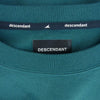 DESCENDANT ディセンダント 25SS STRAIN PATCH LS ロゴ パッチ スウェット 長袖 Tシャツ ブルー系 3【美品】【中古】