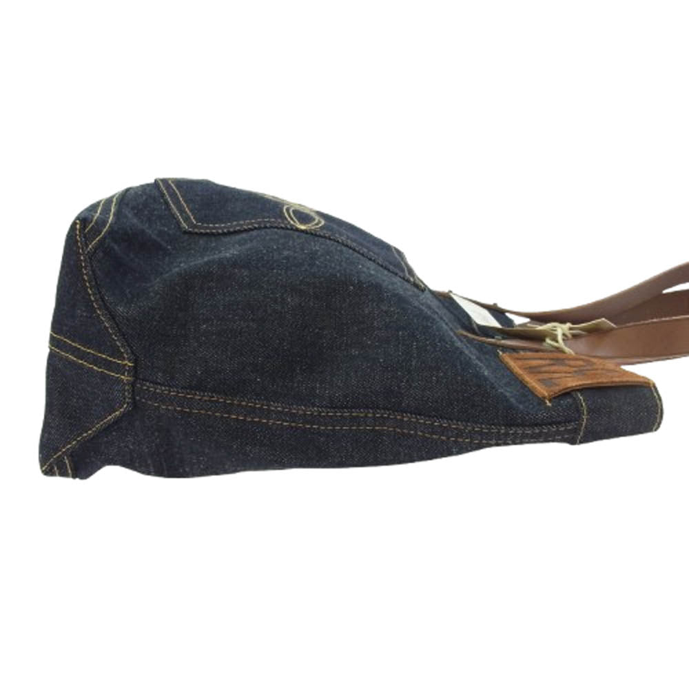 RRL ダブルアールエル 25SS WARRBAG0G620001 デニム トート バッグ インディゴブルー系【極上美品】【中古】